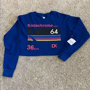 Forever 21 Long sleeve Crop top